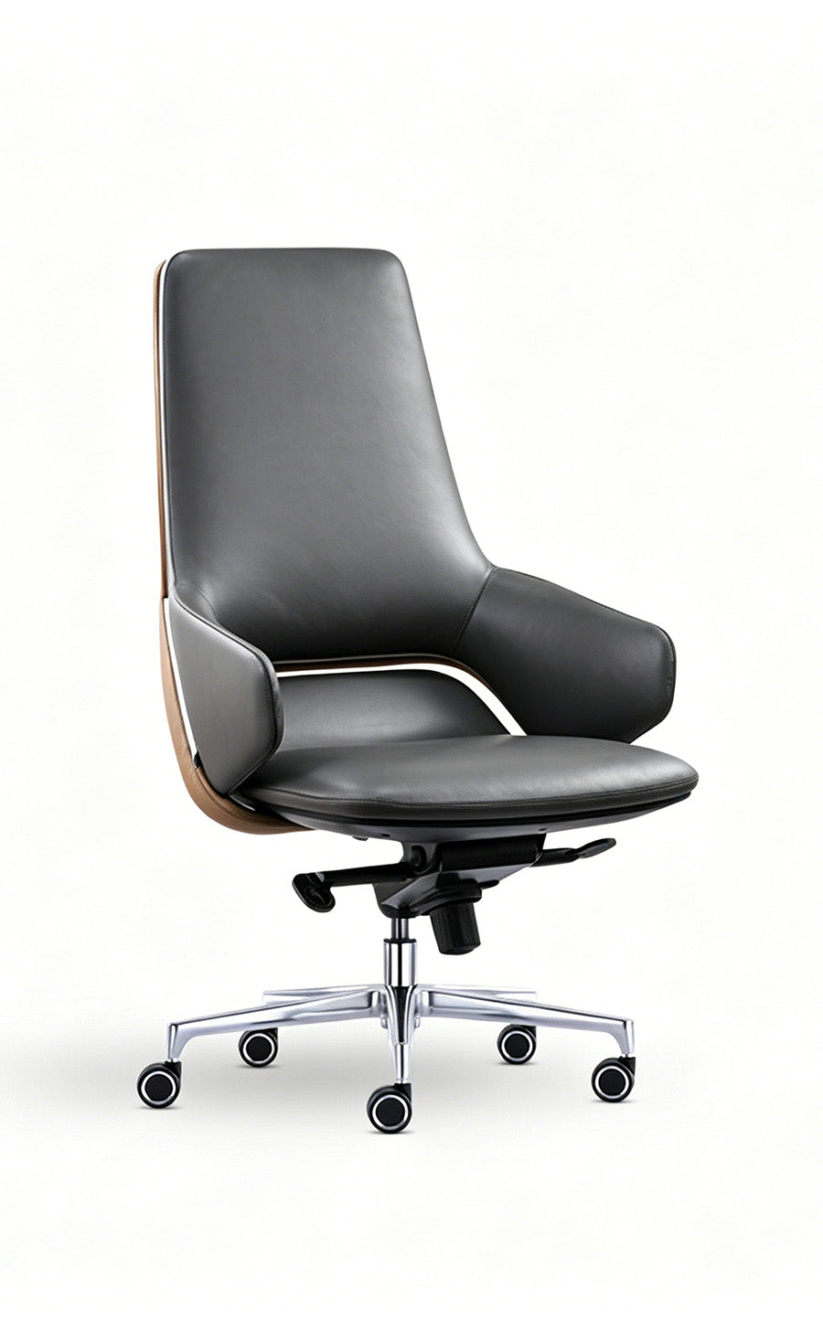 Titel Luxus ergonomischer Chefsessel aus Leder