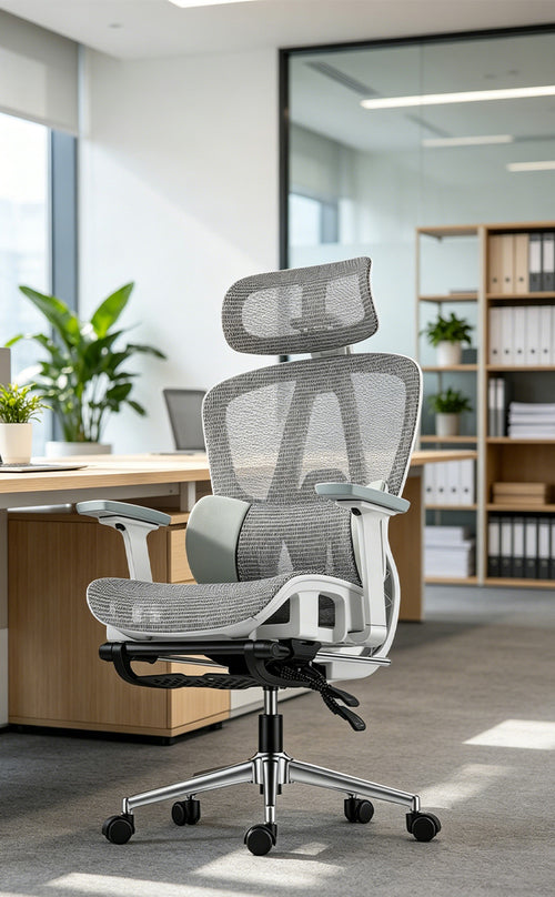B1 Tech-style white-frame mesh model