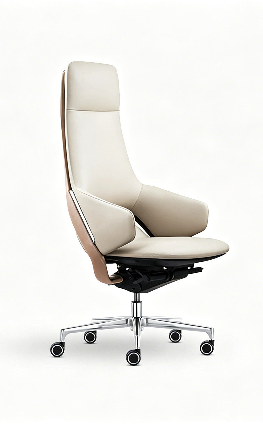 Titel Luxus ergonomischer Chefsessel aus Leder