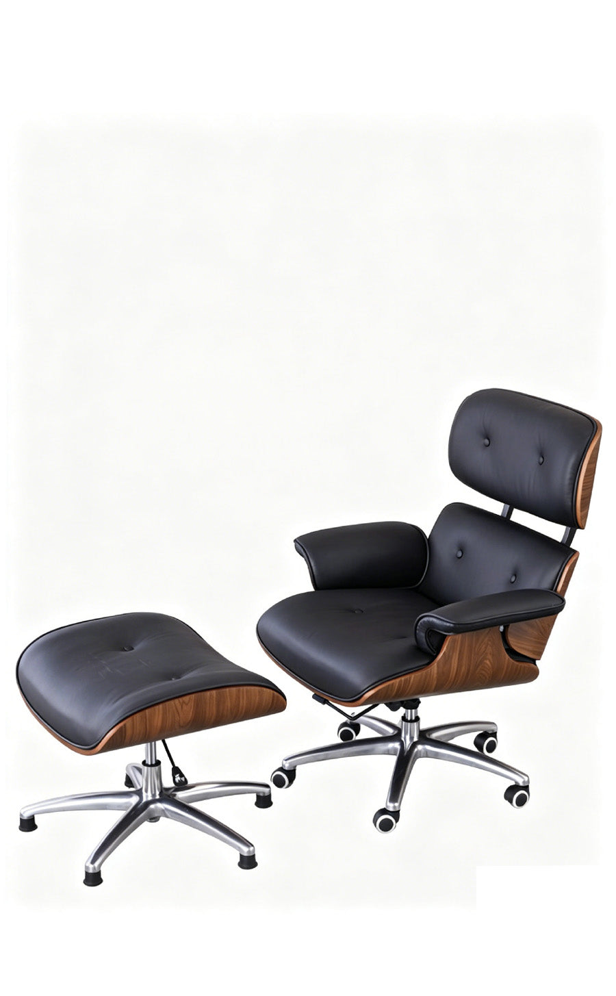 Sage Eames-style executive lounge chair