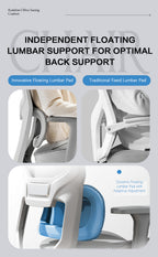 Kare Ergonomic Mesh Office Chair with Segmented Floating Lumbar Support