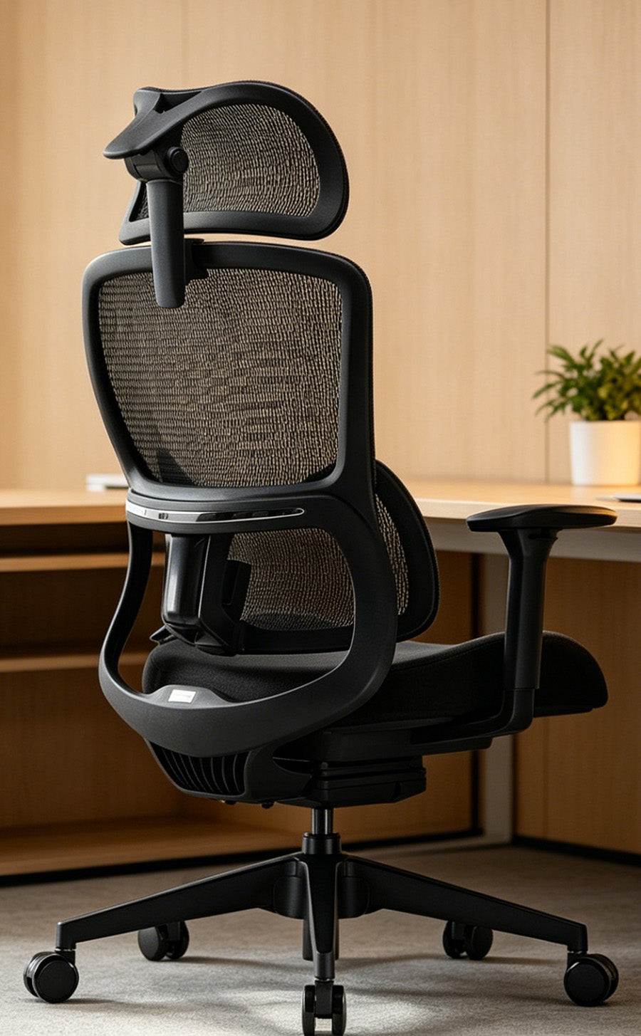 Fully Adjustable Ergonomic Chair with Lumbar Support