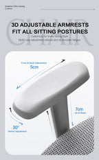 Kare Ergonomic Mesh Office Chair with Segmented Floating Lumbar Support