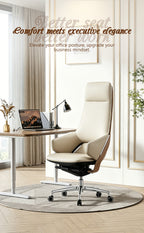 Title Luxury Ergonomic Leather Executive Boss Chair