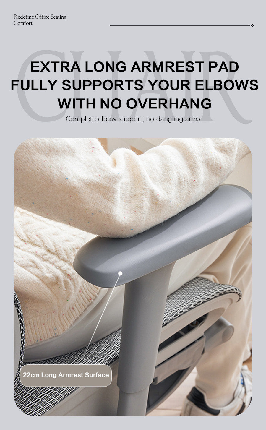 Kare Ergonomic Mesh Office Chair with Segmented Floating Lumbar Support