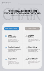 Kare Ergonomic Mesh Office Chair with Segmented Floating Lumbar Support