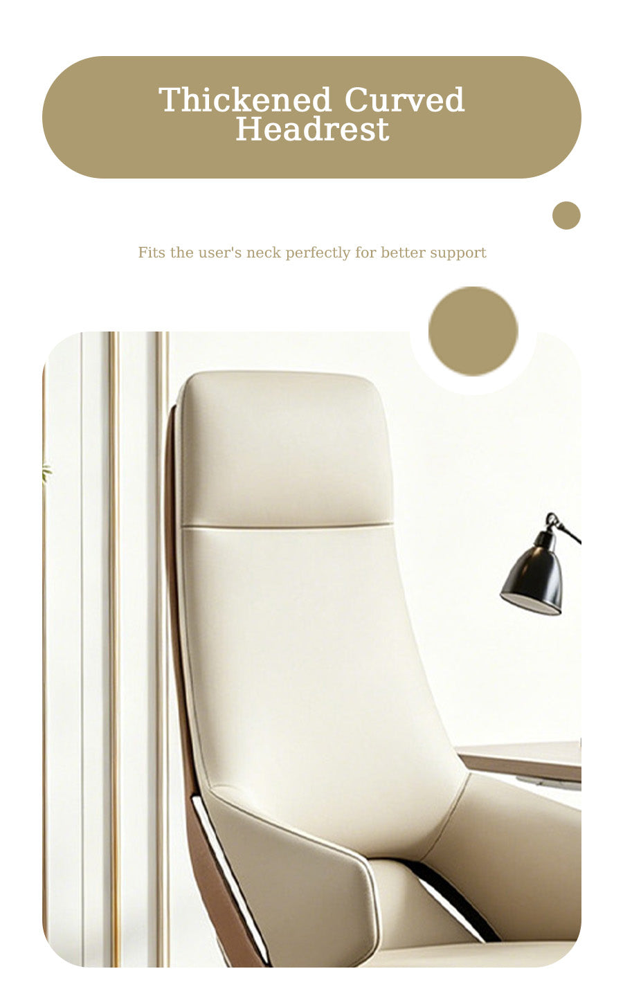 Title Luxury Ergonomic Leather Executive Boss Chair