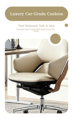 Title Luxury Ergonomic Leather Executive Boss Chair
