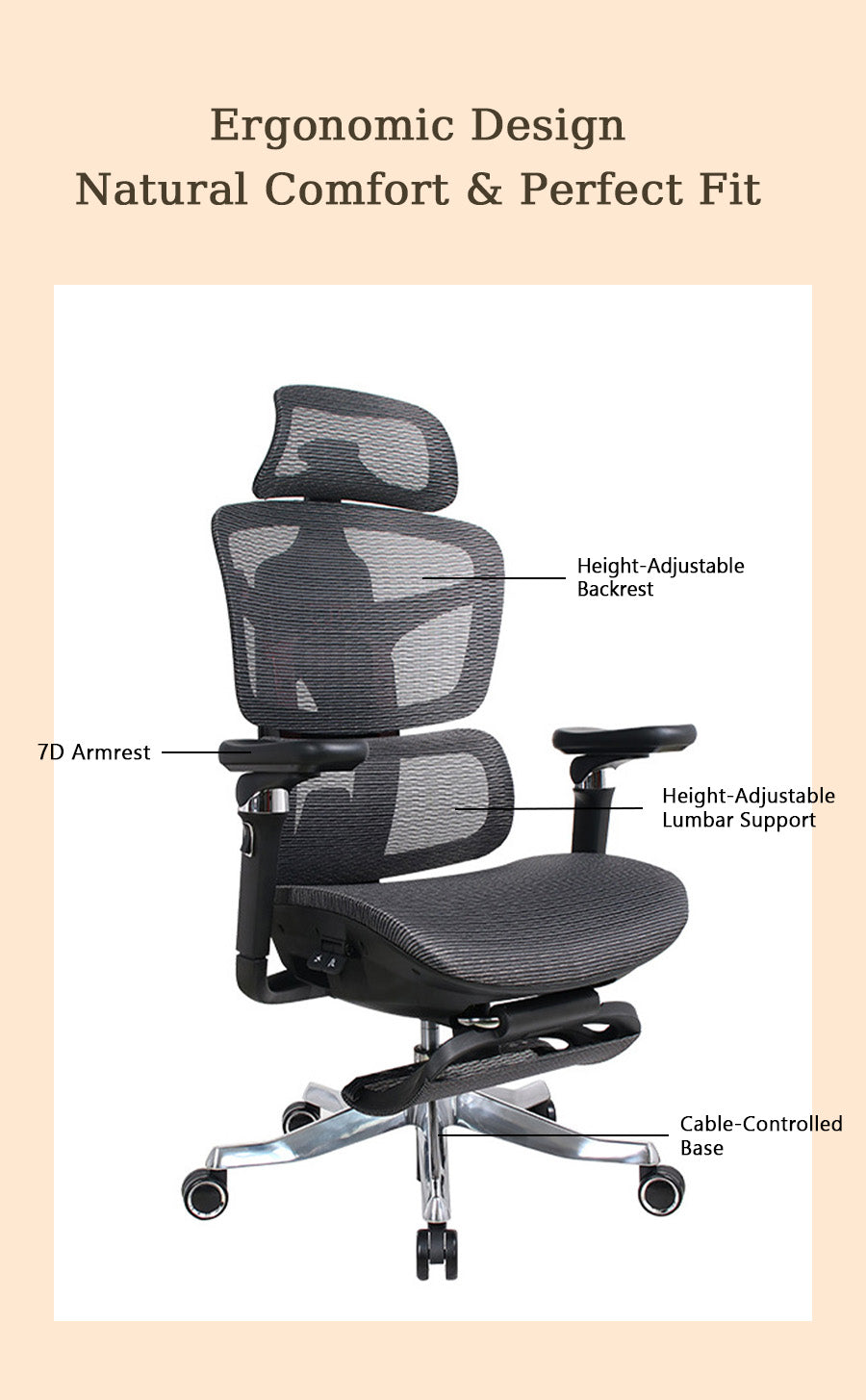Y1 High-density ergonomic chair