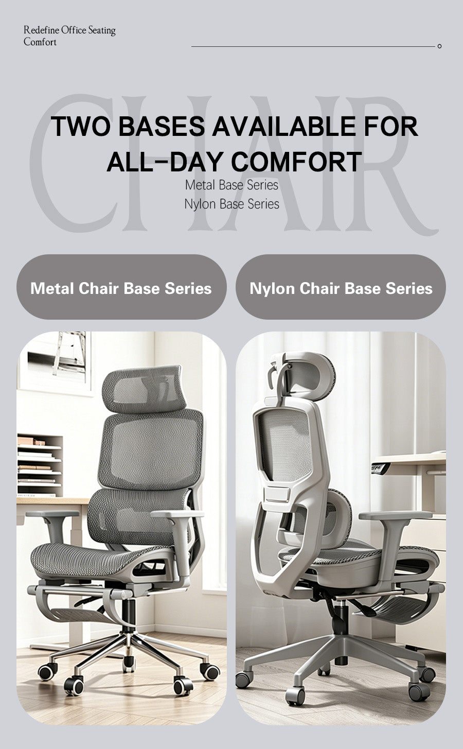 Kare Ergonomic Mesh Office Chair with Segmented Floating Lumbar Support