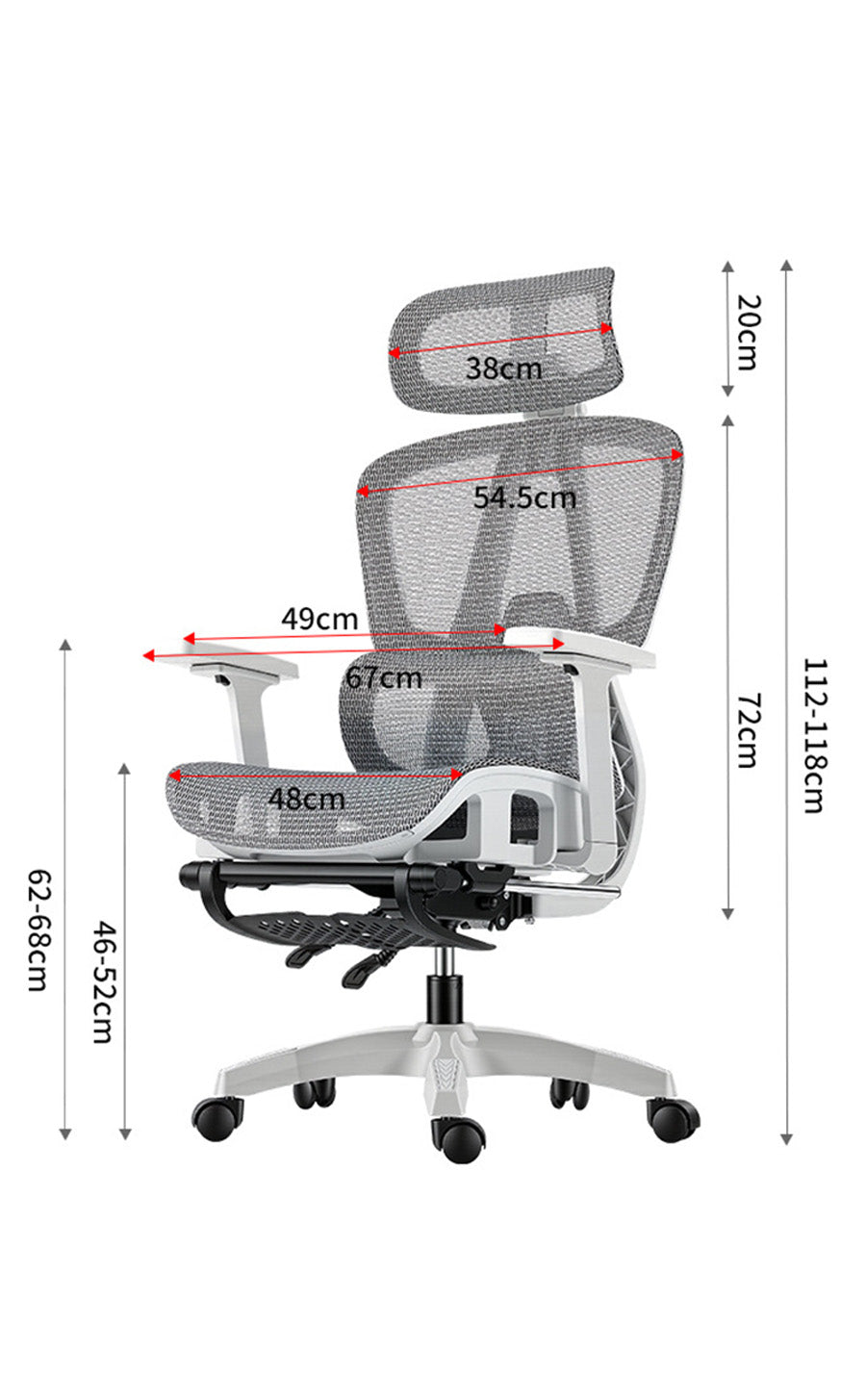 B1 Tech-style white-frame mesh model