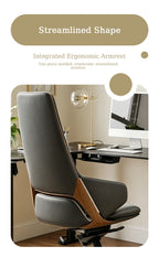 Title Luxury Ergonomic Leather Executive Boss Chair