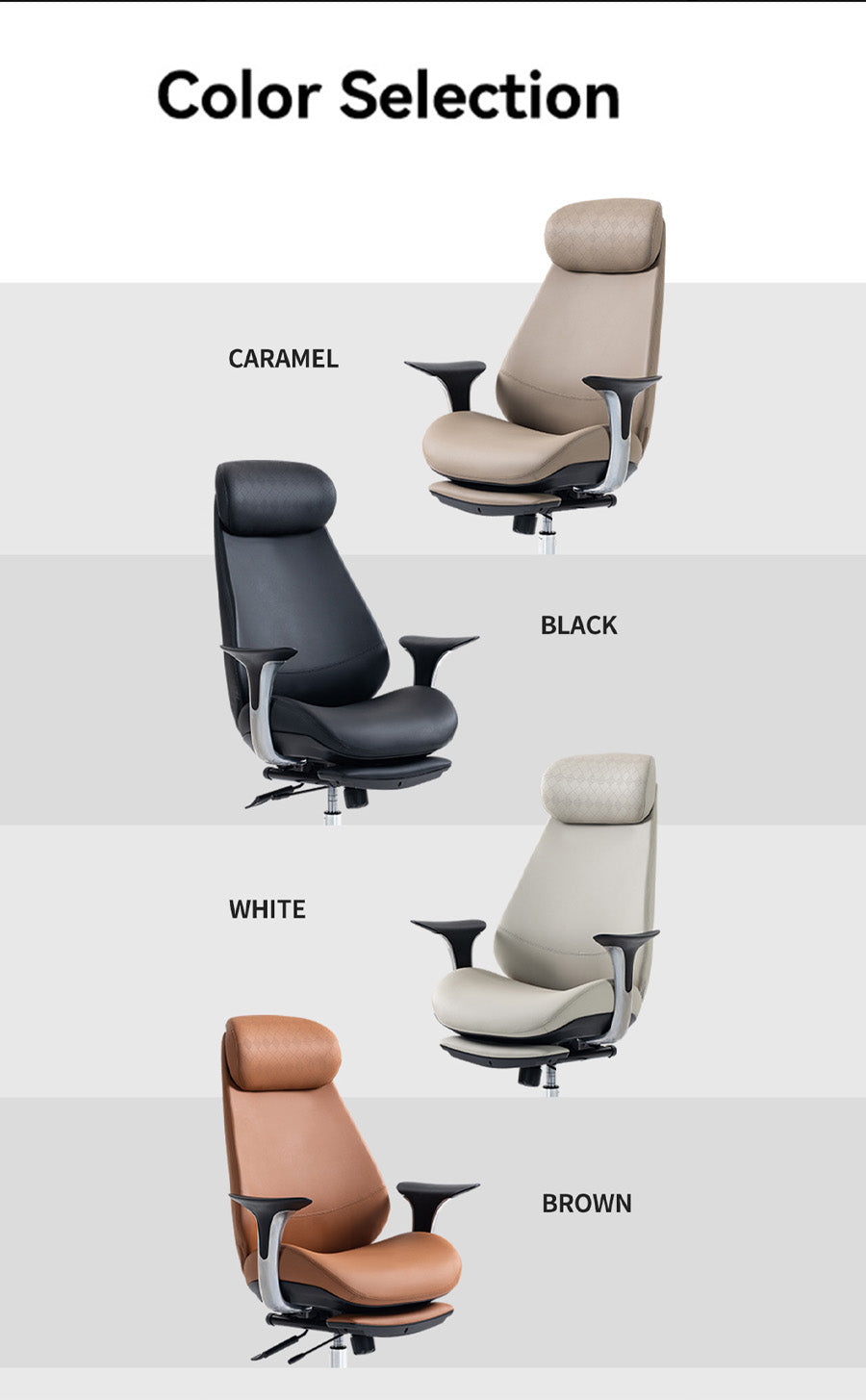 Sora Premium Genuine Leather Executive Chair