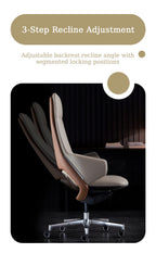 Title Luxury Ergonomic Leather Executive Boss Chair