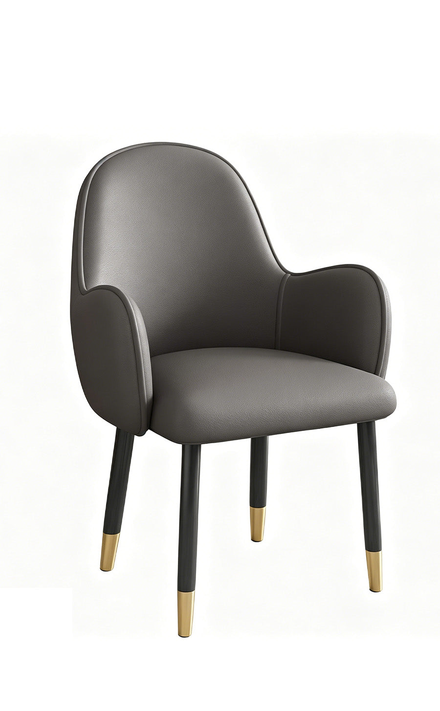 Tifo Affordable Luxury Orange and Grey Color-Block Dining Chair
