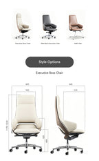 Title Luxury Ergonomic Leather Executive Boss Chair